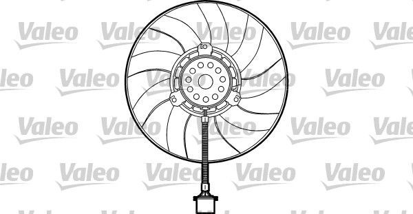 Valeo 698373 - Ventilátor motora -