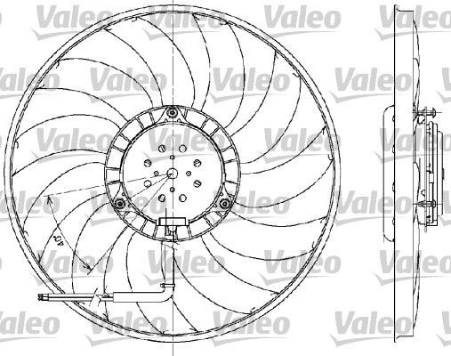 Valeo 698609 - Ventilátor motora -