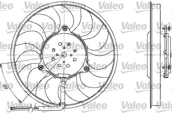 Valeo 698611 - Ventilátor motora -