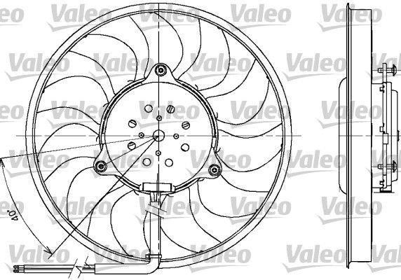Valeo 698612 - Ventilátor motora -