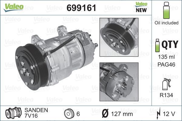 Valeo 699161 - Kompresor -