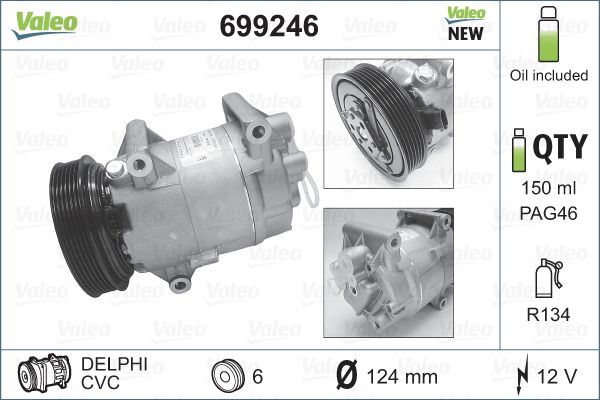 Valeo 699246 - Kompresor -