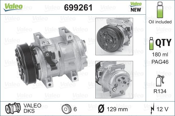 Valeo 699261 - Kompresor -