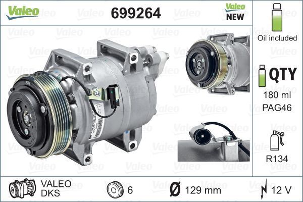Valeo 699264 - Kompresor -