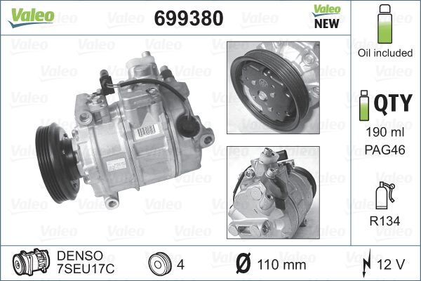 Valeo 699380 - Kompresor -