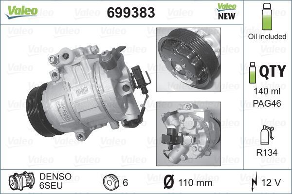 Valeo 699383 - Kompresor -