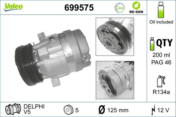 Valeo 699575 - Kompresor -