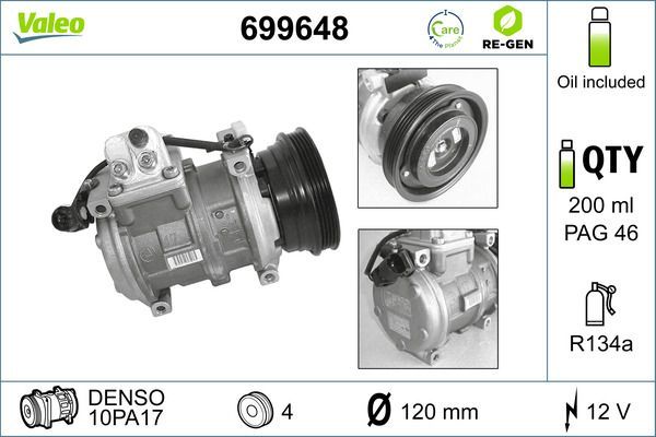 Valeo 699648 - Kompresor -