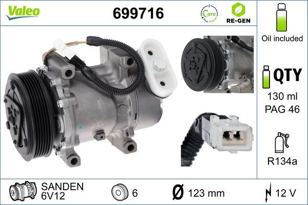 Valeo 699716 - Kompresor -