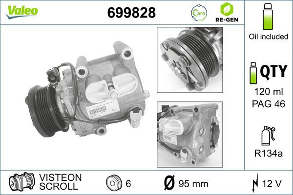 Valeo 699828 - Kompresor -