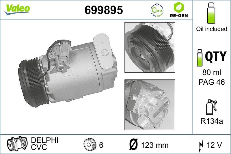 Valeo 699895 - Kompresor -
