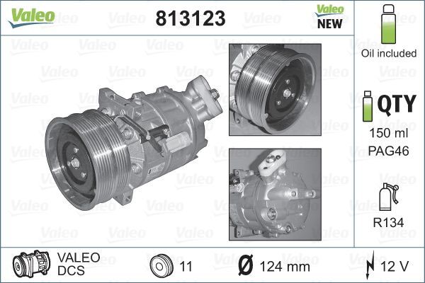 Valeo 813123 - Kompresor -