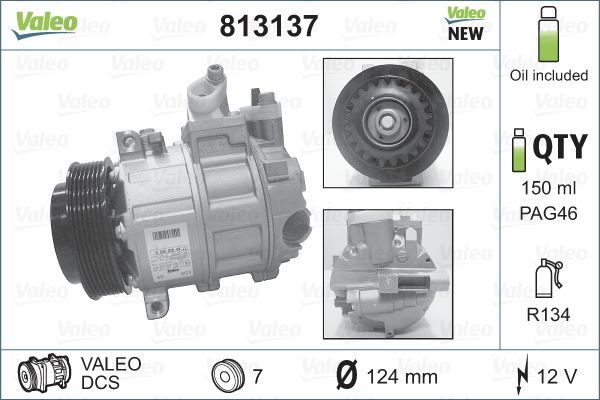 Valeo 813137 - Kompresor -