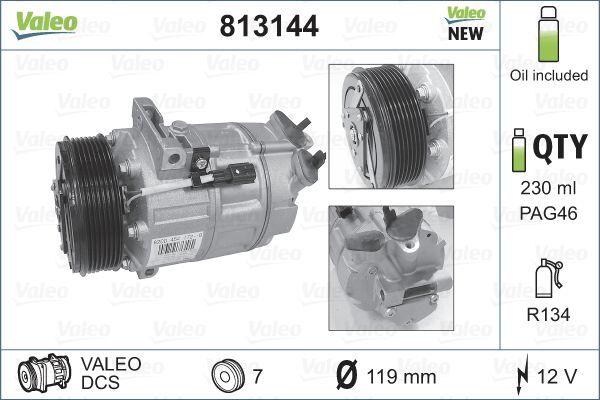Valeo 813144 - Kompresor -
