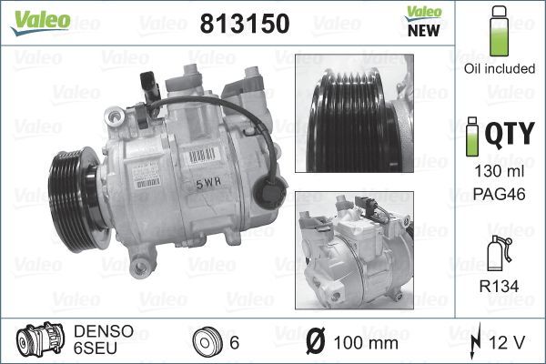 Valeo 813150 - Kompresor -