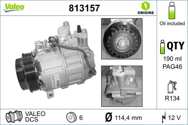 Valeo 813157 - Kompresor -
