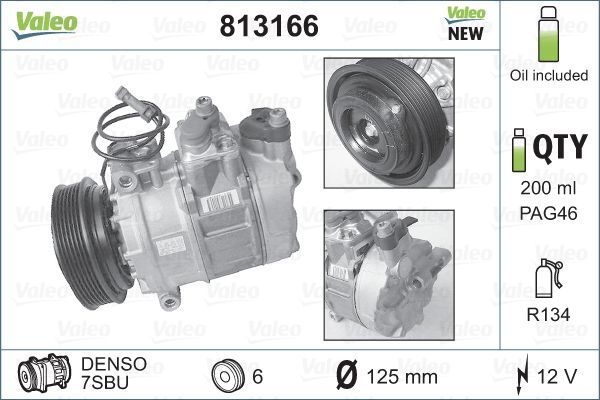 Valeo 813166 - Kompresor -