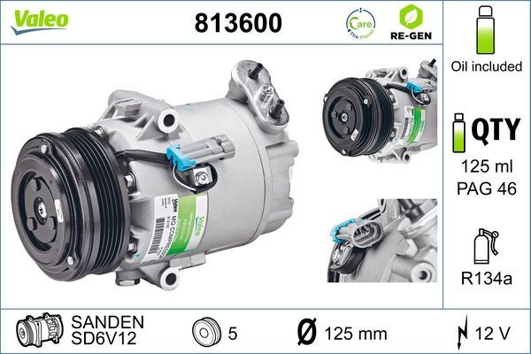 Valeo 813600 - Kompresor -