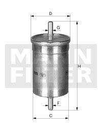 Mann-Filter WK 612