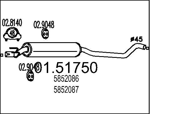 MTS 01.51750